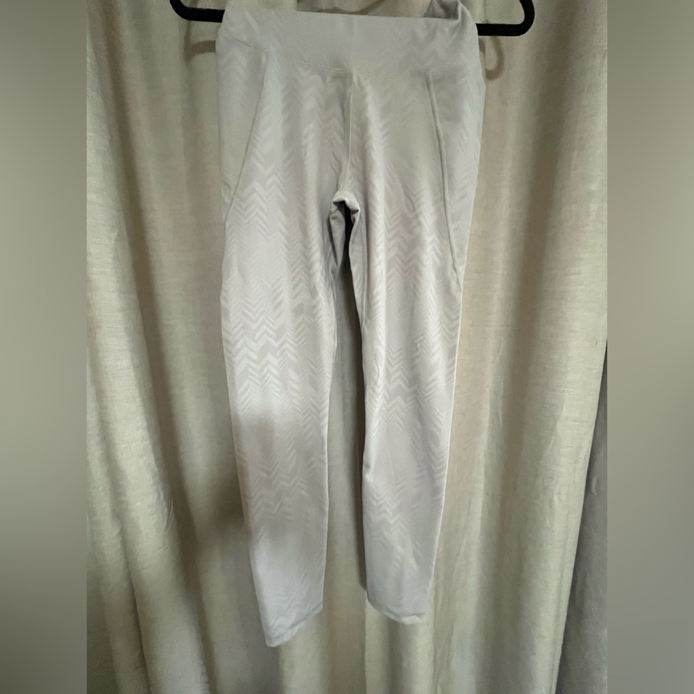 Gray Patterned Leggings